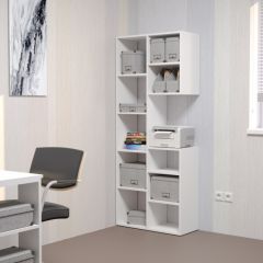 Стеллаж Элемент-2 (белый) в Кунгуре - kungur.mebel24.online | фото 3