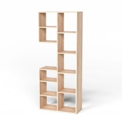 Стеллаж Элемент-2 (дуб сонома) в Кунгуре - kungur.mebel24.online | фото