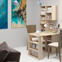 Стеллаж Элемент-2 (дуб сонома) в Кунгуре - kungur.mebel24.online | фото 4