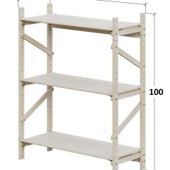 Стеллаж Конструктор Арт.С1000-1 в Кунгуре - kungur.mebel24.online | фото 2