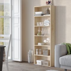 Стеллаж Лофт (Дуб сонома) в Кунгуре - kungur.mebel24.online | фото