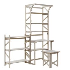 Стеллаж+стол со стойкой Конструктор Арт.СRСт2-1 в Кунгуре - kungur.mebel24.online | фото 5