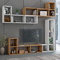 Стеллаж универсальный (ЛДСП ясень темный) в Кунгуре - kungur.mebel24.online | фото 2