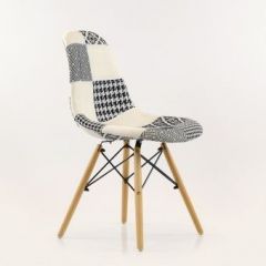 Стул Barneo N-12 Patchwork черно-белый в Кунгуре - kungur.mebel24.online | фото 2