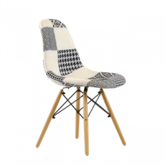 Стул Barneo N-12 Patchwork черно-белый в Кунгуре - kungur.mebel24.online | фото