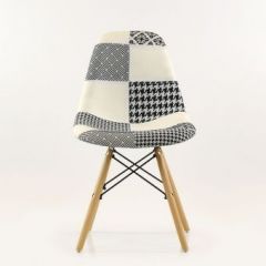 Стул Barneo N-12 Patchwork черно-белый в Кунгуре - kungur.mebel24.online | фото 4