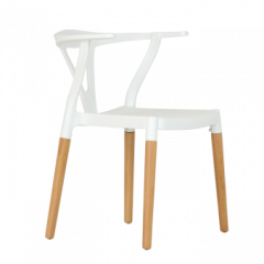 Стул Barneo N-218 Wishbone интерьерный кухонный белый в Кунгуре - kungur.mebel24.online | фото