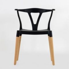 Стул Barneo N-218 Wishbone интерьерный кухонный черный в Кунгуре - kungur.mebel24.online | фото 3
