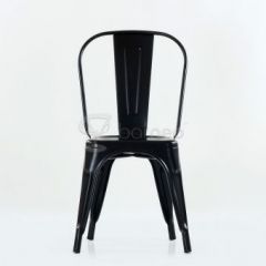 Стул Barneo N-240 Tolix (RAL9017 Черный) в Кунгуре - kungur.mebel24.online | фото 2