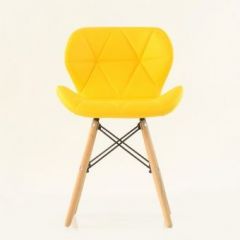 Стул Barneo N-42 Perfecto PU желтый в Кунгуре - kungur.mebel24.online | фото 2