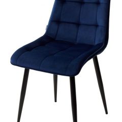 Стул CHIC BLUVEL-86 NAVY BLUE / черный каркас М-City в Кунгуре - kungur.mebel24.online | фото