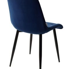 Стул CHIC BLUVEL-86 NAVY BLUE / черный каркас М-City в Кунгуре - kungur.mebel24.online | фото 3