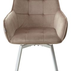 Стул MAVERICK 360 град. поворот. BLUVEL-40 BEIGE/ белый каркас, М-City в Кунгуре - kungur.mebel24.online | фото 7