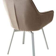 Стул MAVERICK 360 град. поворот. BLUVEL-40 BEIGE/ белый каркас, М-City в Кунгуре - kungur.mebel24.online | фото 9