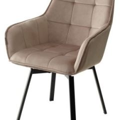 Стул MAVERICK 360 град. поворот. BLUVEL-40 BEIGE/ черный каркас, М-City в Кунгуре - kungur.mebel24.online | фото