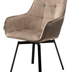 Стул MAVERICK 360 град. поворот. BLUVEL-40 BEIGE/ черный каркас, М-City в Кунгуре - kungur.mebel24.online | фото 4