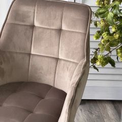 Стул MAVERICK 360 град. поворот. BLUVEL-40 BEIGE/ черный каркас, М-City в Кунгуре - kungur.mebel24.online | фото 6