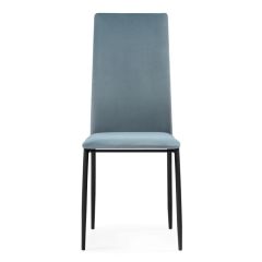 Стул на металлокаркасе Tod light blue / black в Кунгуре - kungur.mebel24.online | фото