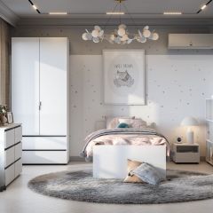 Токио Шкаф двухстворчатый с двумя ящиками в Кунгуре - kungur.mebel24.online | фото 3