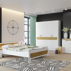 Тумба Милана (Белый/Сосна Гранд) в Кунгуре - kungur.mebel24.online | фото 2