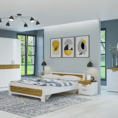 Тумба Милана (Белый/Сосна Гранд) в Кунгуре - kungur.mebel24.online | фото 3
