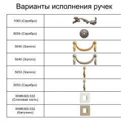 Тумба прикроватная Тиффани Premium слоновая кость/золото (ТФТП-1(П) в Кунгуре - kungur.mebel24.online | фото 2