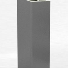 Угловое соединение для цоколя 135 гр. h100 мм (Алюминий, Белый, Черный, Сонома) в Кунгуре - kungur.mebel24.online | фото