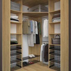 Угловой шкаф-купе Лофт (Дуб Сонома) в Кунгуре - kungur.mebel24.online | фото 2