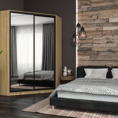 Угловой шкаф-купе Лофт (Дуб Сонома) в Кунгуре - kungur.mebel24.online | фото 8