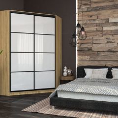 Угловой шкаф-купе Лофт (Дуб Сонома) в Кунгуре - kungur.mebel24.online | фото 11