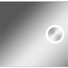 Зеркало Cosmo 100 alum (линза) с подсветкой Sansa (SCL1026Z) в Кунгуре - kungur.mebel24.online | фото 1