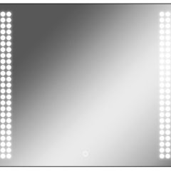 Зеркало Cosmo 90 black с подсветкой Sansa (SC1051Z) в Кунгуре - kungur.mebel24.online | фото 1