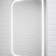 Зеркало Elis 100 white с подсветкой Sansa (SEe1045Z) в Кунгуре - kungur.mebel24.online | фото 3