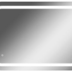 Зеркало Elis 100 white с подсветкой Sansa (SEe1045Z) в Кунгуре - kungur.mebel24.online | фото