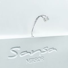 Зеркало Gia 75 white с подсветкой Sansa (SGa1044Z) в Кунгуре - kungur.mebel24.online | фото 5