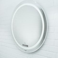 Зеркало Gia 75 white с подсветкой Sansa (SGa1044Z) в Кунгуре - kungur.mebel24.online | фото 2
