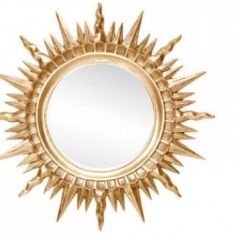 Зеркало круглое золото (1810(1) в Кунгуре - kungur.mebel24.online | фото 1