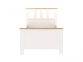 2.08.04.050.14 САГА кровать одинарная 90х200 белая/ясень в Кунгуре - kungur.mebel24.online | фото