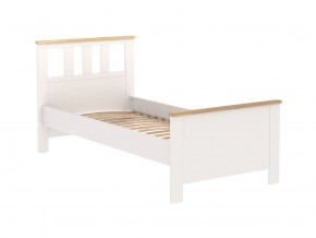 2.08.04.050.14 САГА кровать одинарная 90х200 белая/ясень в Кунгуре - kungur.mebel24.online | фото 2