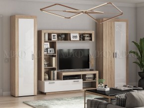 Ангара Пенал (Белый глянец/Сонома) в Кунгуре - kungur.mebel24.online | фото 3