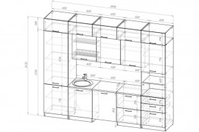 АНТИКА Кухонный гарнитур Экстра 5 (3000 мм) в Кунгуре - kungur.mebel24.online | фото 2