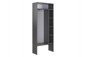 БАСКО Прихожая К11 (графит) в Кунгуре - kungur.mebel24.online | фото 7