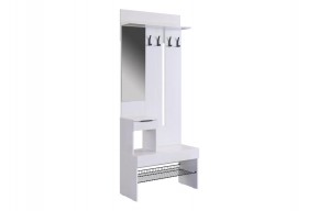 БАСКО Прихожая К5 (белое дерево) в Кунгуре - kungur.mebel24.online | фото 2
