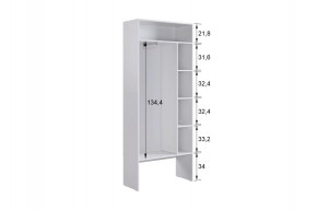 БАСКО Прихожая К5 (кашемир) в Кунгуре - kungur.mebel24.online | фото 9