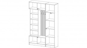 БАВАРИЯ Прихожая (дуб вотан/кашемир) в Кунгуре - kungur.mebel24.online | фото 4