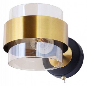 Бра Arte Lamp Carlo A8205AP-1BK в Кунгуре - kungur.mebel24.online | фото