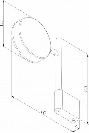 Бра Elektrostandard Tobi a064592 в Кунгуре - kungur.mebel24.online | фото 4