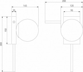 Бра Eurosvet Fredo 40036/1 черный жемчуг в Кунгуре - kungur.mebel24.online | фото 4