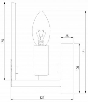 Бра Eurosvet Marble 60158/1 латунь в Кунгуре - kungur.mebel24.online | фото 3