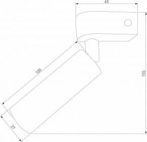 Бра Eurosvet Pitch 20143/1 LED черный в Кунгуре - kungur.mebel24.online | фото 2